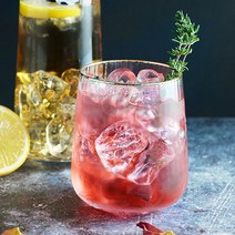 [레벤호프] 골드링 물결 유리컵 (언더락 500ml), 단품