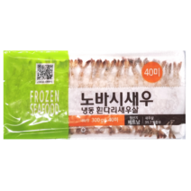 노바시새우 40미 300g, 3팩
