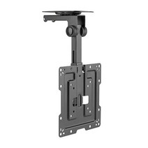 Mount Plus CM322 플립 다운 TV 및 모니터 루프 천장 마운트 | 19~42인치 평면 스크린에 적합 | VESA 호환 100x100 200x200 | 높이 조절 가능
