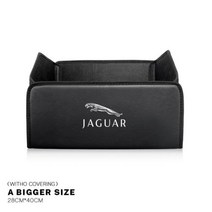 자동차 가죽 주최자 가방 재규어 XF XJ XE S-Type F-Type X-Type F-Pace I-Pace E-Pace XFR XKR 용 접이식 여행 보관함, B-L, B-L