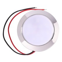 Rv 캐러밴 캠핑카 카라반1.8W IP65 방수 12V 24V 자동 SMT LED 돔 독서 램프 캐 러 밴 RV 해양 인테리어 지, 02 Warm Light, 02 Warm Light