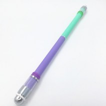 29g 헤비급 라이트 터닝 펜, 클라우드 마법사 배터리를 보내는 보라색 및 녹