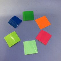 [형광PU 전사지] 소분판매 (25cm 정사각) - 열전사지 열전사필름 실루엣, 4. 야광