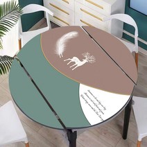 확장형 식탁 테이블 간편 원형 심플 반타원 익스텐션, 85/135 원형 세조각, 옵션11