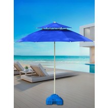 야외 우산 안뜰 우산 방풍 파라솔, U