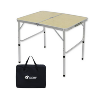 조아캠프 캠핑테이블 90 + 전용가방, 우드 4개