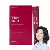 여에스더 이노시톨 Non-GMO 식물성 미오 이노시톨 엽산, 30포 x 1박스