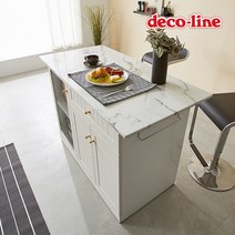 코넬 대리석 첸 1200B 홈바 아일랜드 식탁 DMW016C, 화이트