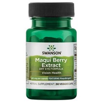 스완슨 울트라 마키브라이트 마키 베리 추출물 60mg 베지 캡슐, 30개입, 1개