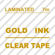 KMCYinks 1PC 라벨 테이프 엡손 Kingjim 메이커 호환 SS12KW SC12GW LW-K200BL LW-400, 19 Gold on Clear_01 6mm