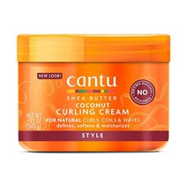 Cantu 코코넛 컬링 크림 340g(12온스), Coconut_12 Ounce (1개)