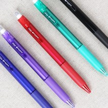 JSTrading 미쯔바시 유니볼 열펜 0.5mm (볼펜 타입) 프릭션펜 아이롱펜, 1개, 블루