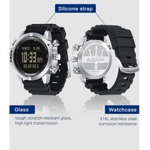 스쿠버시계글로벌 버전 남자 스마트 워치 북쪽 가장자리 아쿠아 100m 방수 스쿠버 다이버 스포츠, 한개옵션0
