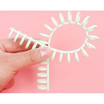 다이어리 데코 구불구불 노트 제본링 사무실 제본재료 플라스틱링 사업자 문서정리용품 스쿨링 대학생 출력, 화이트