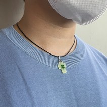 행운고리 야광 네잎클로버 키링 행운키링 차키키링, 야광(디자인 랜덤), 1개