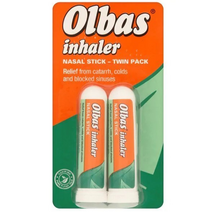 영국 올바스 오일 인헤일러 스틱 트윈팩 (2 X 695mg) Olbas Oil inhaler Twin Pack (2 X 695mg)