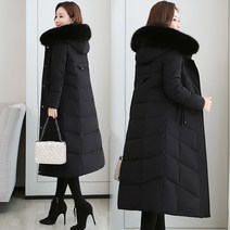 잇츠스타일 겨울 다운 패딩 코트 중년 어머니 롱패딩