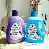 TwinsMall 바이란도 프라그란스 고농축 세탁세제 3리터 라벤더향 다우닝향 액체세제 일반드럼 겸용 세제, 4개
