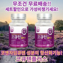종근당 건강 코큐텐 플러스 500mg x 60캡슐 코엔자임 Q10 비타민 셀렌 함유 2개