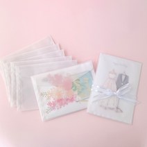 은은한 감성 반투명 트레이싱 봉투 청첩장봉투 엽서봉투 카드 편지 봉투