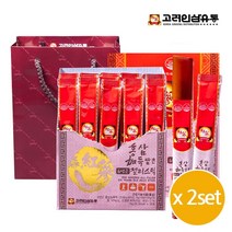 [고려인삼유통] 홍삼 가득 담은 6년근 젤리스틱 1+1 SET (15g x 30포), 2개, 단품