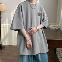 와플! 포트와플반팔티셔츠남성반팔남5부티셔츠남HT139-P25