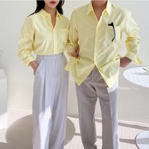 [메이블] [ 봄 커플시밀러룩 ] 옥스포드 파스텔 셔츠 7color