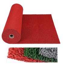 스타그린 미끄럼방지 코일롤C타입 외부용 현관매트, 적색, 6M