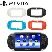 PS VITA 비타 1세대 1005 본체 실리콘 젤리 케이스 커버, 블랙, 1개