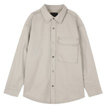 TBJ T214SH100P 오버 핏 면트윌 아웃포켓 셔츠