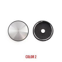 휠캡 4개/ 10 색 60MM 자동차 휠 센터 허브 캡 로고 없음 알루미늄 엠블럼 라벨 스타일링 액세서리, 02 COLOR 2