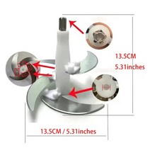 주방가전 2l 3l 고기 분쇄기 부품 액세서리 전기 고기 분쇄기 블레이드 액세서리 푸드, 높이 135mm