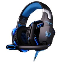 PC PS4 Xbox One용 마이크가 있는 게이밍 헤드셋 볼륨 컨트롤이 있는 오버이어 헤드폰 LED 조명 쿨 스타일 스테레오 노트북 스마트폰 컴퓨터용 소음 감소 블랙