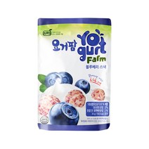 프로엠 요거팜 유산균 블루베리 스낵 30g*1봉 / 요구르트 과자 쌀과자 아이과자 아이간식 유아간식 어린이집 유치원 간식, 단품, 30g