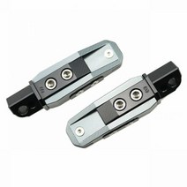 후면 발판 스즈키 GSXR600/750 GSXR1300 하야부사용 풋페그 페달 패드, Titanium