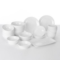 [모던하우스] WOW본차이나RD한식기25p세트(면기포함), 화이트, 25종