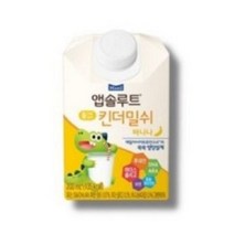 앱솔루트 킨더밀쉬 200ml, 02. 바나나맛, 12개