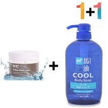 전신 피부 수분 보습 크림 1+1 기획세트 [각질관리 블랙헤드 피지 제거], 쿠팡 아하바하스팀크림 1개_마유쿨샴푸(초록) 1개, 쿠팡 본상품선택