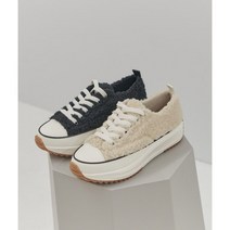 컴퍼스 발볼넓은 캔버스 뽀글이 양털 50대 엄마 임산부 발편한 컴버스 여성 키높이 운동화