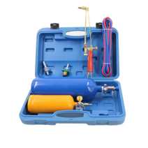 산소용접기 휴대용 가방세트 출장수리 수동 컴팩트, 2L 신스틸 실린더 4개 세트(절단용접)