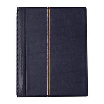 FCSHOP 스탬프 앨범 10장(20페이지) 소모품 디스플레이 홀더 친구 수집가, 파란색