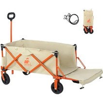 GICOOL Carry Wagon 캠핑웨건 캠핑트레일러 내하중 100KG 150L 브레이크 바퀴