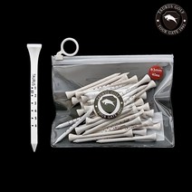 타우루스골프 길이조절 눈금표시 친환경 고급 대나무골프티 70mm/83mm 롱티/PVC 지퍼케이스, 70mm 소포장 40개