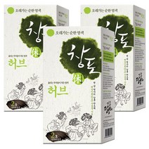 창포휴 허브 오래가는 순한염색, 3개, 2호