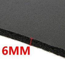 차량용 썬루프 200cmx50cm 자동차 밴 방음 데드닝 절연 코튼 폼 프로텍터 자동 단열 매트 자동차 액세서리, 6mm