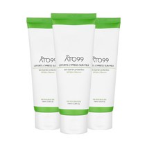 아토99 편백수 선로션 100ml SPF50+ PA++++ 가벼운 프레쉬 저자극 부드러운 진정 구구 선케어 자외선차단제 레포츠 마일드 데일리 바디 선크림 페이스 시카 선밀크, 3개