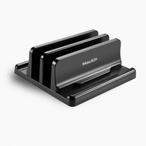 맥킨 클램쉘 맥북 거치대 노트북 맥미니 수직 버티컬 스탠드, 4슬롯, 4슬롯