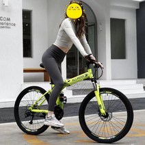 의풍인스 BUBA MTB자전거 경량 21속 24인치 26인치 접이식자전거 ZXC02, 화이트 블루_21단_24인치