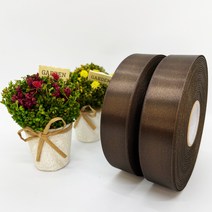 포장 리본 끈 제이제이리본 고밀도주자 45M 2롤 76칼라 (3mm 5mm), 3mm, 밤색