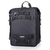 오토바이 리어백 사이드백 탱크백 MT216, 블랙, 30L